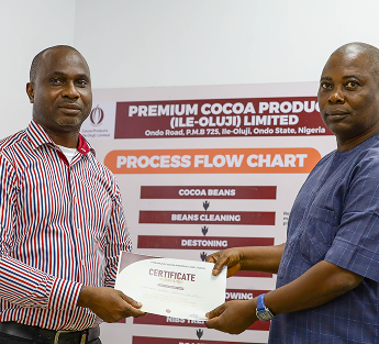 Oluji industrial cocoa processing machine